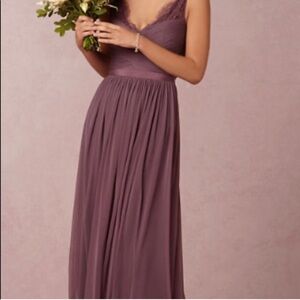 Hitherto Anthropologie Fleur bridesmaid dress